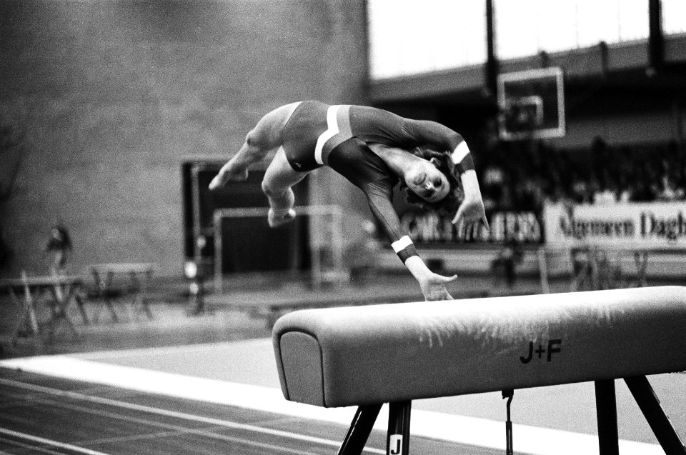 Nederlandse kampioenschappen turnen dames (Dordrecht) Ingrid Bolleboom (Nederla, Bestanddeelnr 929-9150