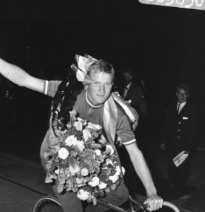 Nederlandse Kampioenschappen Wielrennen op baan in het Olympisch Stadion . Klaas, Bestanddeelnr 920-5650