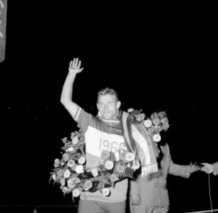 Nederlandse Kampioenschappen Wielrennen, Nijdam op podium, Bestanddeelnr 919-4432