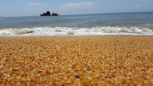 Reef sandy beach sea