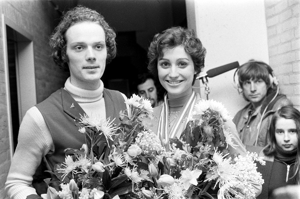 Nederlandse kampioenschappen kunstrijden in Edenhal in Amsterdam Rob Ouwerkerk , Bestanddeelnr 927-7010