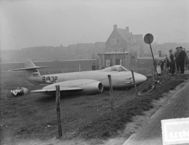 Nederlandse Gloster Meteor MK.IV straaljager van de Koninklijke Luchtmacht bij V, Bestanddeelnr 903-6315