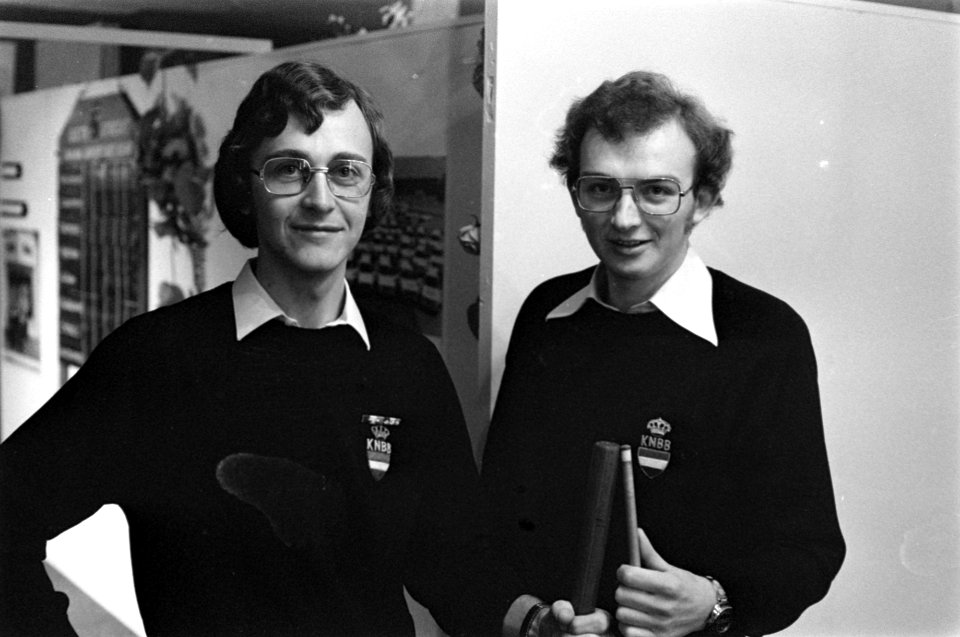 Nederlands kampioen Christ van der Smissen (l) en Louis Havermans, Bestanddeelnr 929-1214