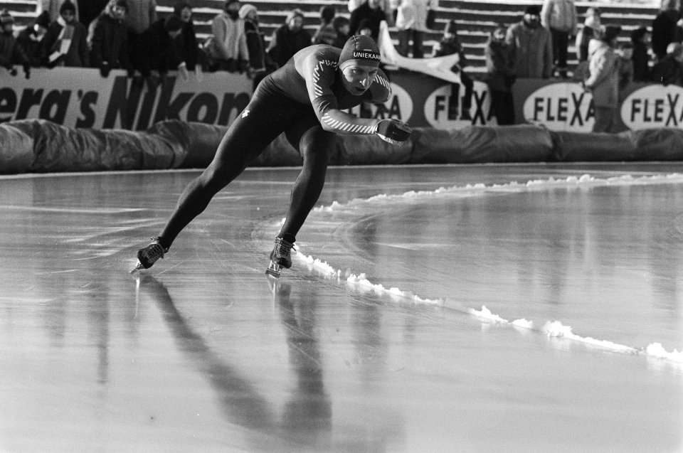 Nederlandse kampioenschappen schaatsen heren allround in Heerenveen. Yep Kramer , Bestanddeelnr 931-9034