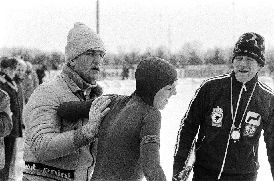 Nederlandse kampioenschappen schaatsen Eindhoven Joke van Rijssel, Bestanddeelnr 929-5815