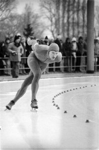 Nederlandse kampioenschappen schaatsen Eindhoven Piet Kleine op 10 kilometer, Bestanddeelnr 929-5813