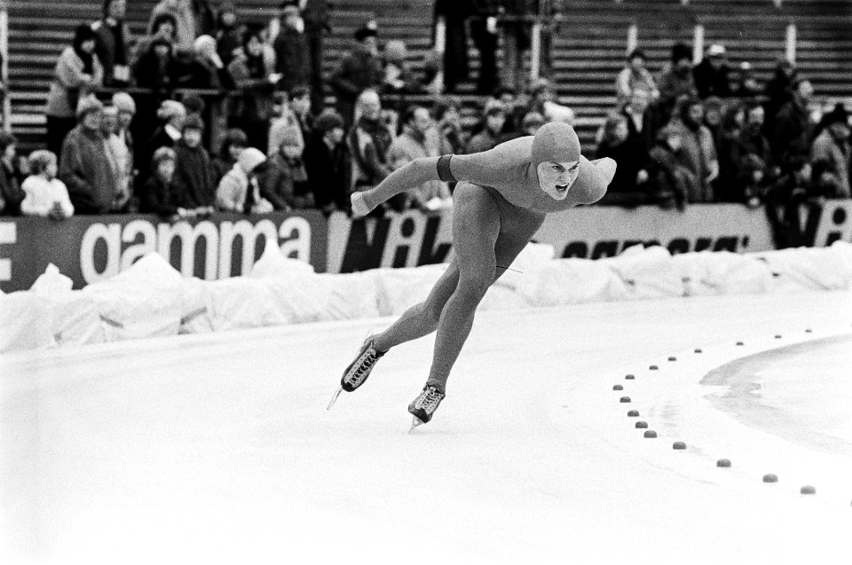 Nederlandse kampioenschappen schaatsen heren sprint in Den Haag Jan van de Roem, Bestanddeelnr 930-6087