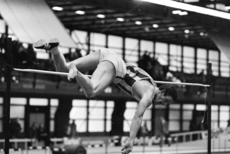 Nederlandse kampioenschappen indooratletiek, in Energiehal, Rotterdam B. Lester, Bestanddeelnr 924-2859