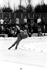 Nederlandse kampioenschappen schaatsen dames allround in Den Haag Ria Visser in, Bestanddeelnr 930-6081