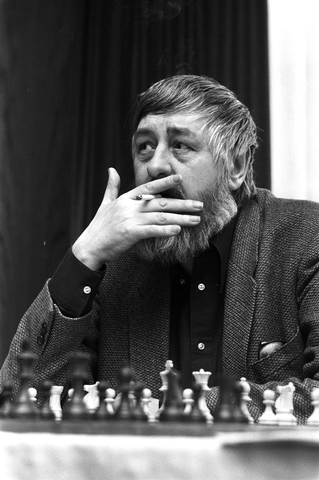 Nederlandse kampioenschappen Schaken in Amsterdam. 2a.3a. Hans Ree tegen Donner , Bestanddeelnr 932-0492