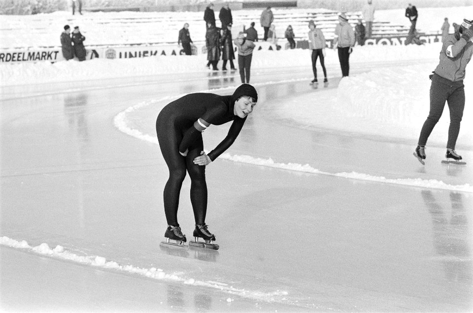 Nederlandse kampioenschappen schaatsen Heerenveen dames, heren, allround heren , Bestanddeelnr 930-0916