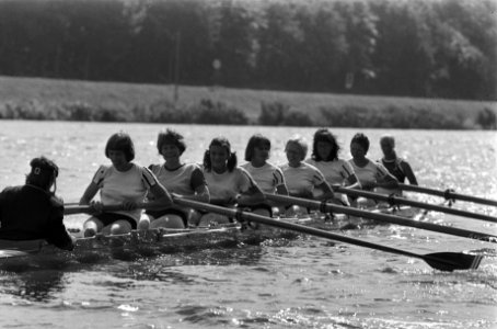 Nederlandse Kampioenschappen roeien voor dames en lichte heren op de Bosbaan, Ne, Bestanddeelnr 926-5607