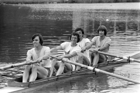 Nederlandse kampioenschappen roeien op Bosbaan de vier zonder van AegirPhocas, Bestanddeelnr 927-3657