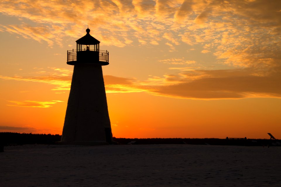 Ned Point Light Sunset 1
