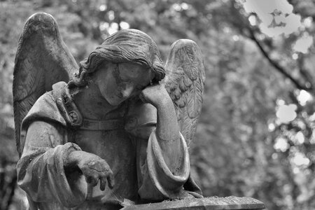 Angel hands sadness photo