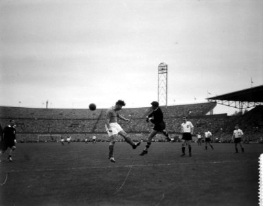 Nederland tegen Oostenrijk 1-1, spelmoment, Bestanddeelnr 908-9795