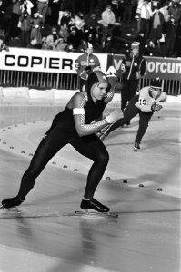 Nederlandse kampioenschappen schaatsen dames allround in Assen Alie Boorsma in , Bestanddeelnr 931-2506