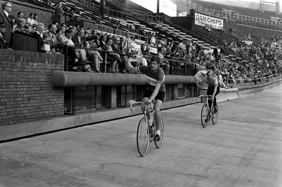Ned. kampioenschappen wielrennen op de baan in Olympisch Stadion Frans v.d. Rui, Bestanddeelnr 923-7188