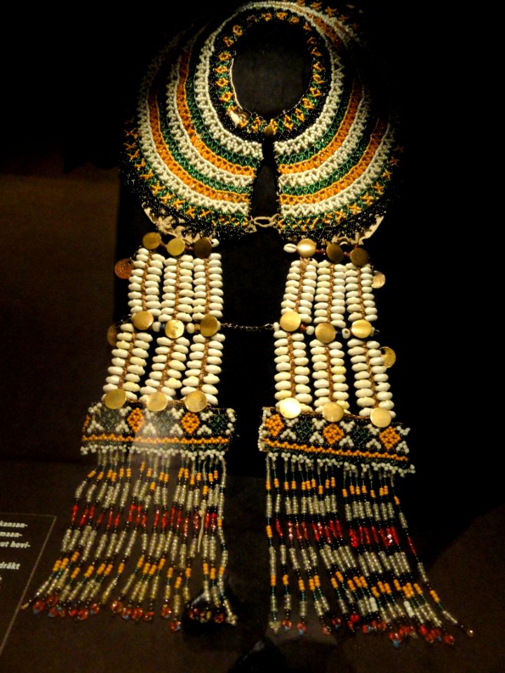 Necklace from Moksha Mordvin costume, 1866 - Museum of Cultures (Helsinki) - DSC04989