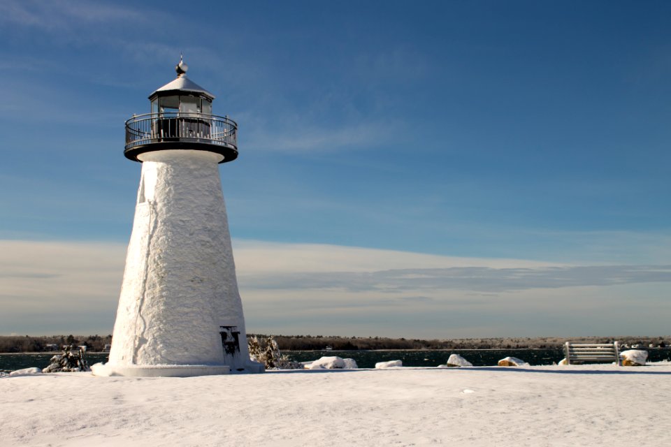 Ned Point Light Snow 2