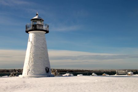 Ned Point Light Snow 2
