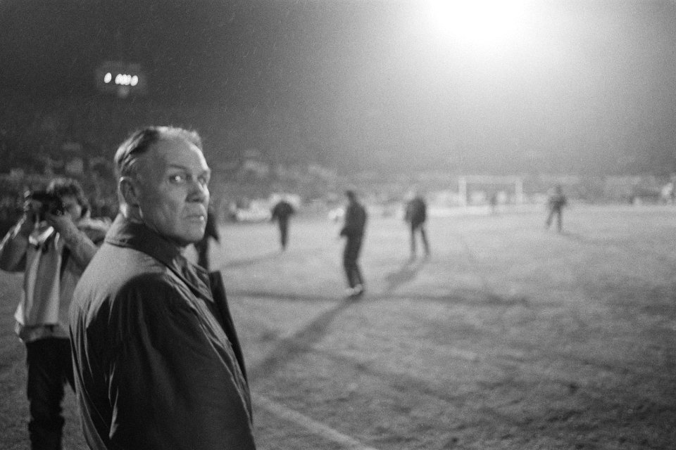 Nederland tegen Polen 0-0 in Olympisch Stadion in Amsterdam bondscoach Rinus Mi, Bestanddeelnr 933-8191