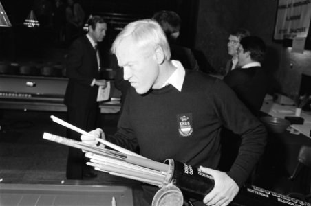 Nederlandse Biljartkampioenschap Ankerkader 471 in Landsmeer. Hans Vultink insp, Bestanddeelnr 931-9410