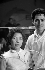 Nederlandse kampioenschappen badminton in het Krelagehuis Haarlem, Bestanddeelnr 911-8672