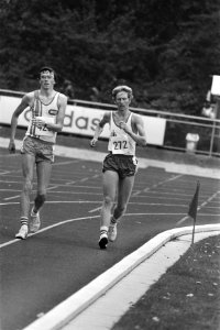 Nederlandse kampioenschappen atletiek in Amsterdam Ned. kampioen 20 km snelwand, Bestanddeelnr 932-2696
