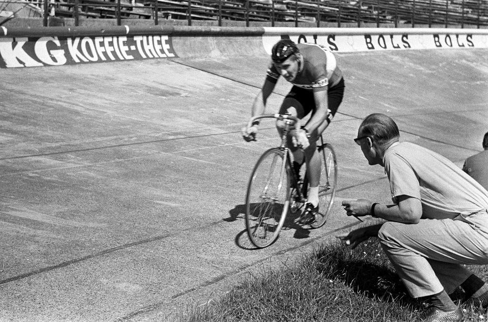 Nederlandse kampioenschappen achtervolging, Peter Post actie, Bestanddeelnr 918-0691