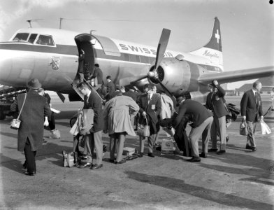 Nederlandse IJshockeyteam (Schiphol) naar Colorado Springs, Bestanddeelnr 913-6062