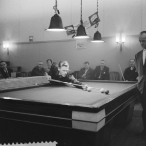 Nederlandse kampioenschap bandstoten te Breda, Hans Vultink in actie, Bestanddeelnr 911-1079