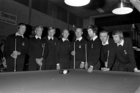 Nederlandse kampioenschappen biljarten ankerkade 471 in Berkhout de deelnemers, Bestanddeelnr 927-5820