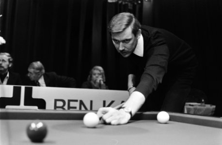 Nederlandse kampioenschappen biljarten bandstoten in Alkmaar Ben Velthuys in ac, Bestanddeelnr 929-9976