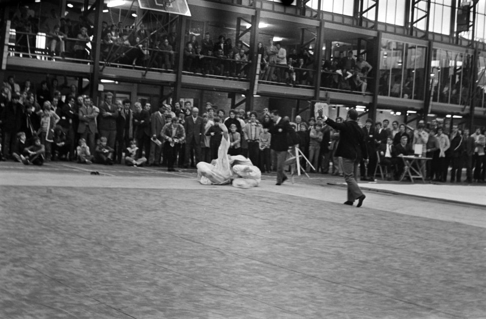 Nederlandse judokampioenschappen 1971 in Haarlem nr. 19A, 20A Wim Ruska, Bestanddeelnr 924-2258