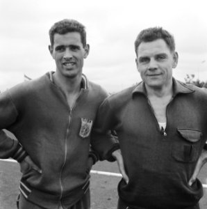 Nederlandse jeugdkampioenschappen atletiek in Delft (kopp, Bestanddeelnr 914-0859