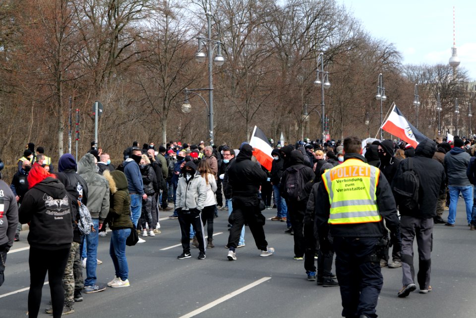 Nazi protest Berlin 2021-03-20 23