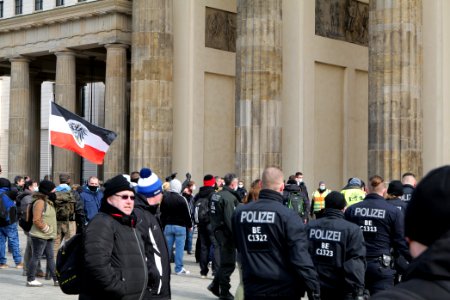 Nazi protest Berlin 2021-03-20 08