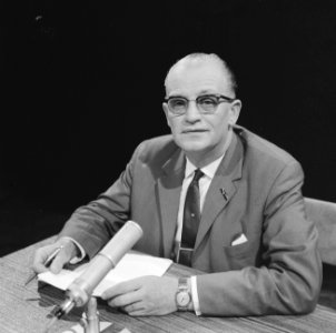 NCRV-quiz Een tegen allen , de heer M. C. Doeleman (kop), Bestanddeelnr 917-0350