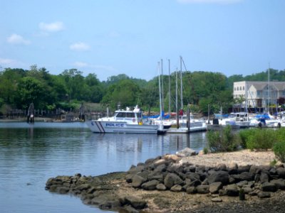 NCPD boat from Port North Pier jeh