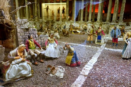 Nativity scenes of Naples - Museo Nacional de Artes Decorativas - Madrid, Spain - DSC08419