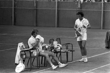 Nationale Tenniskampioenschappen te Scheveningen, Hordijk winnaar, Hemmes zitten, Bestanddeelnr 926-6192