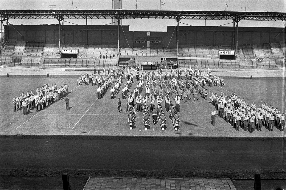 Nato Taptoe in Olympisch Stadion repetitie van de show, Bestanddeelnr 915-3400