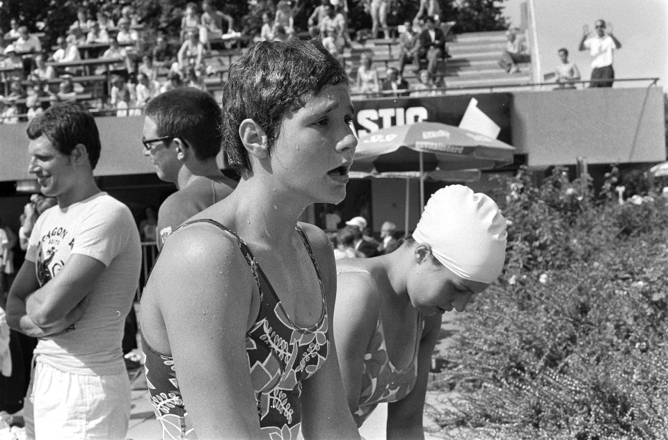 Nationale zwemkampioenschappen Utrecht, Anke Rijnders, Bestanddeelnr 924-7032