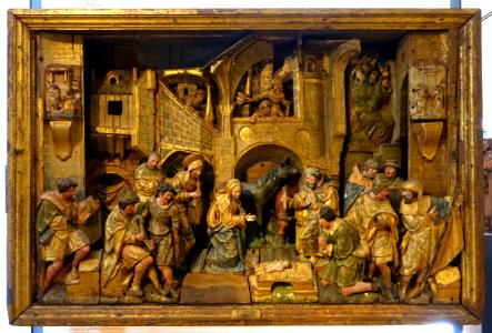 Nativity, altarpiece from the Colegio das Ursulinas, made in Antwerp , 16th century - Museu Nacional de Machado de Castro - Coimbra, Portugal -DSC09973