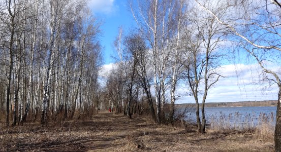 Nature of Minsk - reservoir Drazdy - 22 March 2015 AD