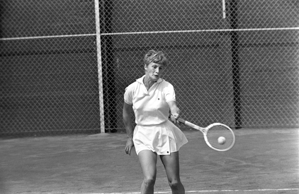 Nationale tenniskampioenschappen op Mets-banen in Scheveningen Marijke Schaar a, Bestanddeelnr 922-7020