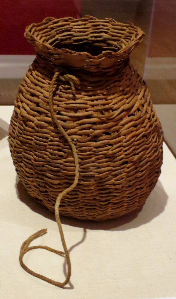 Native Hawaiian bait basket, c. 1900, Grace Hudson Museum