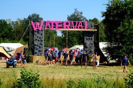 NaWaKa 2018 - subcamp waterval entrance (day)