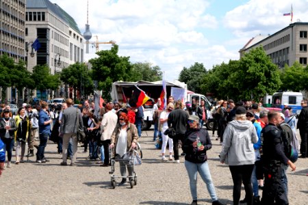 Nationalist protest Berlin 2020-06-06 02